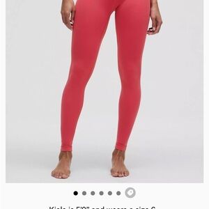 NWT Desert Red Lululemon Align 28”